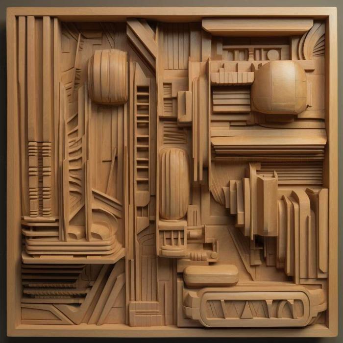 نموذج ثلاثي الأبعاد لآلة CNC 3D Art 